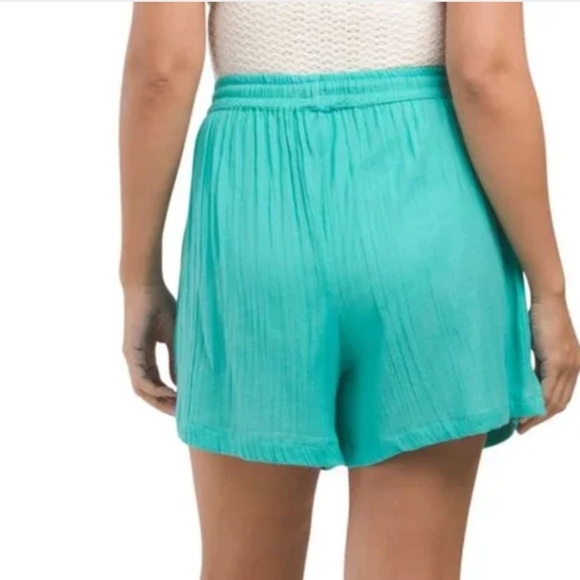 Vitamin A Seafoam Costa Cover-Up Shorts Drawstring Waist Size XS NWT - Picture 2 of 4
